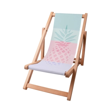 Holz liegestuhl Pineapple Color