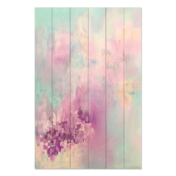 Bild auf Holz Colorful Thoughts