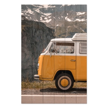 Bild auf Holz Perfect Trip