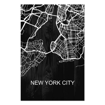 Bild auf Holz New York City