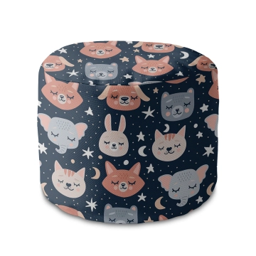 Sitzsack runde fußhocker Sleeping Animals