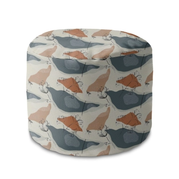 Sitzsack runde fußhocker Ginko