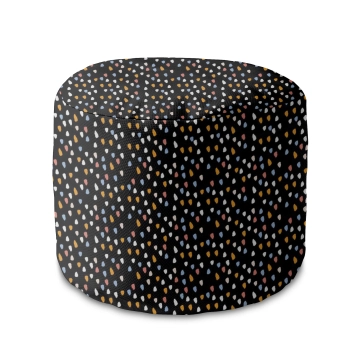 Sitzsack runde fußhocker Abstract Design