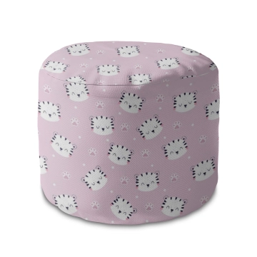 Sitzsack runde fußhocker Cute Tiger Paws