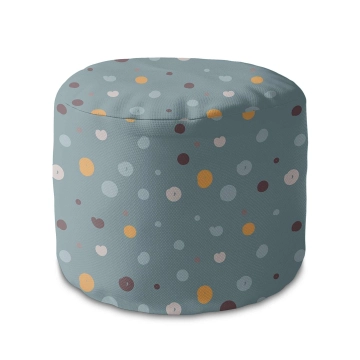 Sitzsack runde fußhocker  Colorful Dots