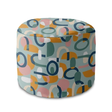 Sitzsack runde fußhocker Abstract Cut Out