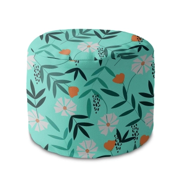 Sitzsack runde fußhocker Flower Dream