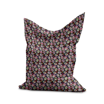 Sitzsack Pillow Colourful Skull