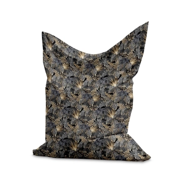 Sitzsack Pillow Dark Tropical Plants