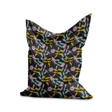 Sitzsack Pillow Abstract Garden Sketch