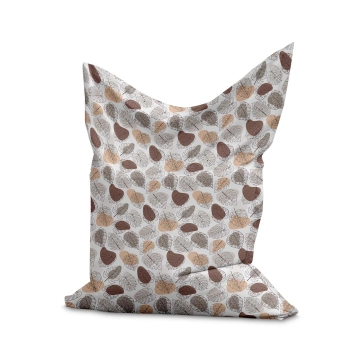 Sitzsack Pillow Monstera Lineart