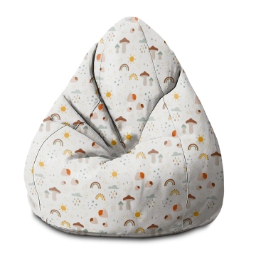 Sitzsack Pearshape Autumn Mushroom