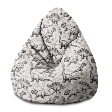 Sitzsack Pearshape Dinosaurs Footprints