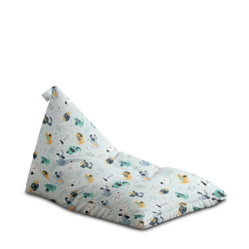 Sitzsack Triangle Cartoon Colorful Dogs