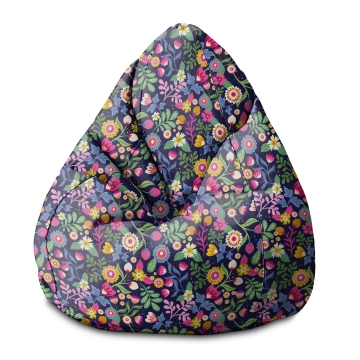 Sitzsack Pearshape Exotic Floral
