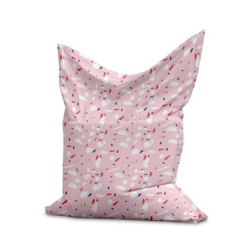 Sitzsack Pillow Pink Abstract